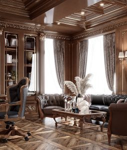 طراحی دکوراسیون اداری کلاسیک