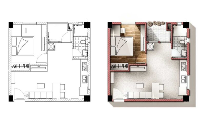 طراحی پلان معماری