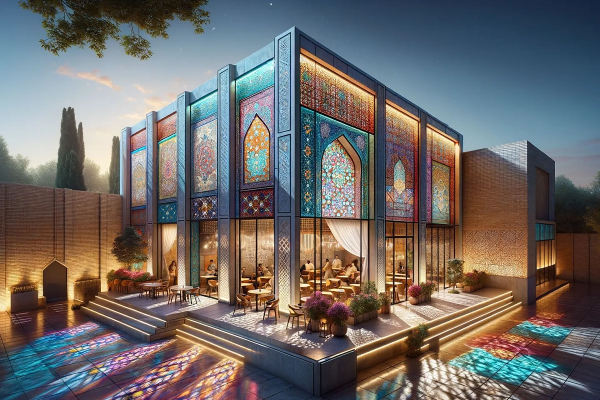 طراحی نمای زیبای ساختمان طراحی نمای زیبای ساختمان