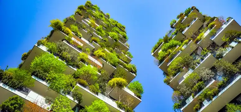 Green building facade Green building facade