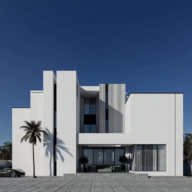 Minimal building facade Minimal building facade