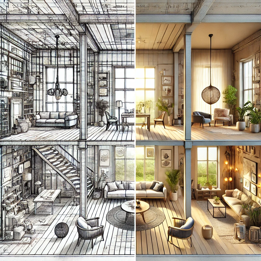 تفاوت معماری داخلی با طراحی داخلی