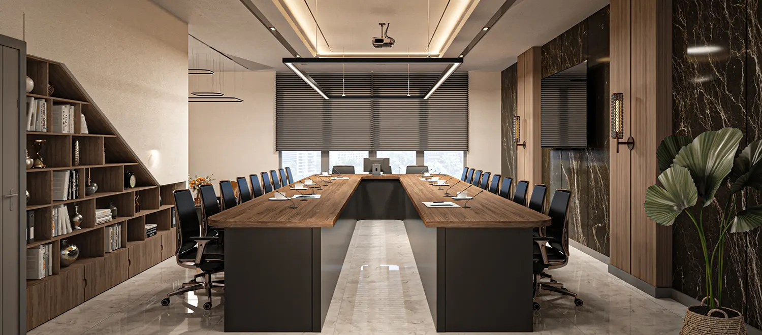 طراحی داخلی اتاق جلسات