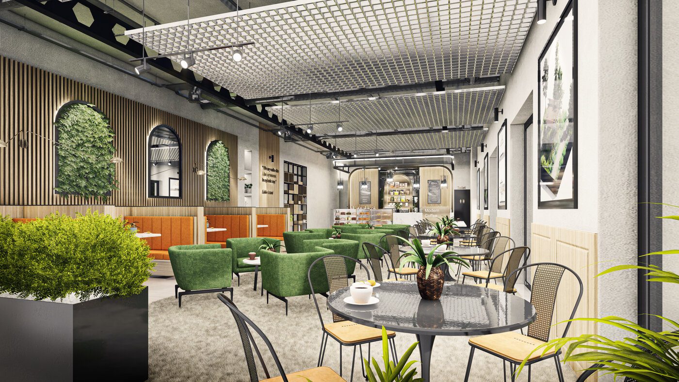 بهترین رنگ برای طراحی داخلی کافی شاپ