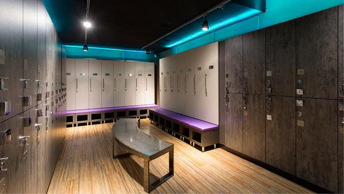 طراحی رختکن باشگاه