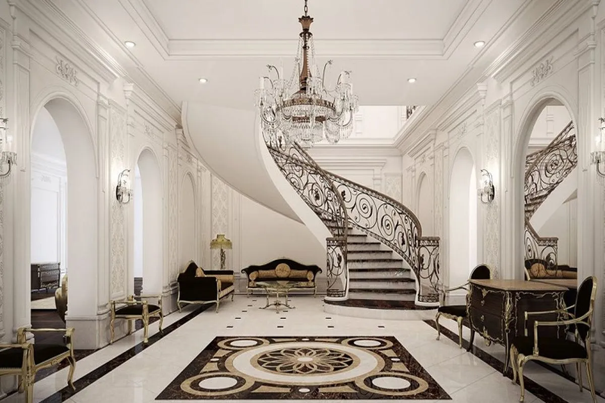 طراحی خانه دوبلکس سلطنتی