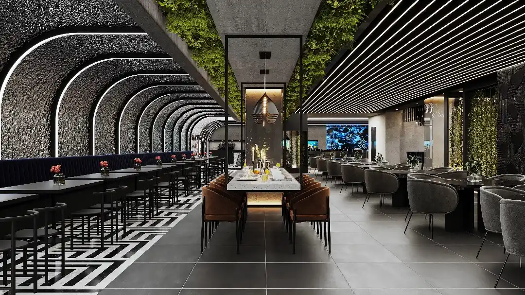 طراحی دکوراسیون رستوران