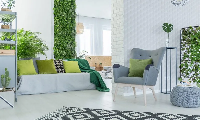 گرین وال در آپارتمان کوچک