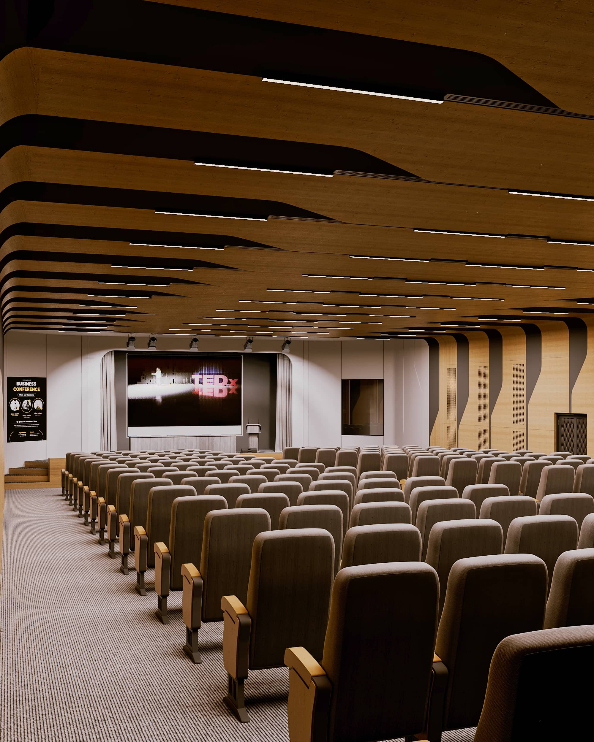 Amphitheater Hall Design | Shahid Hasheminejad University