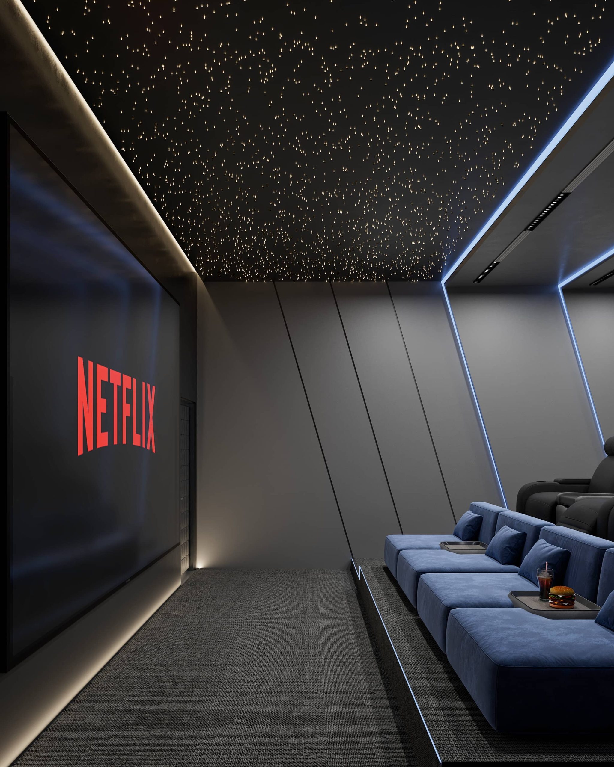 Modern VIP cinema hall design